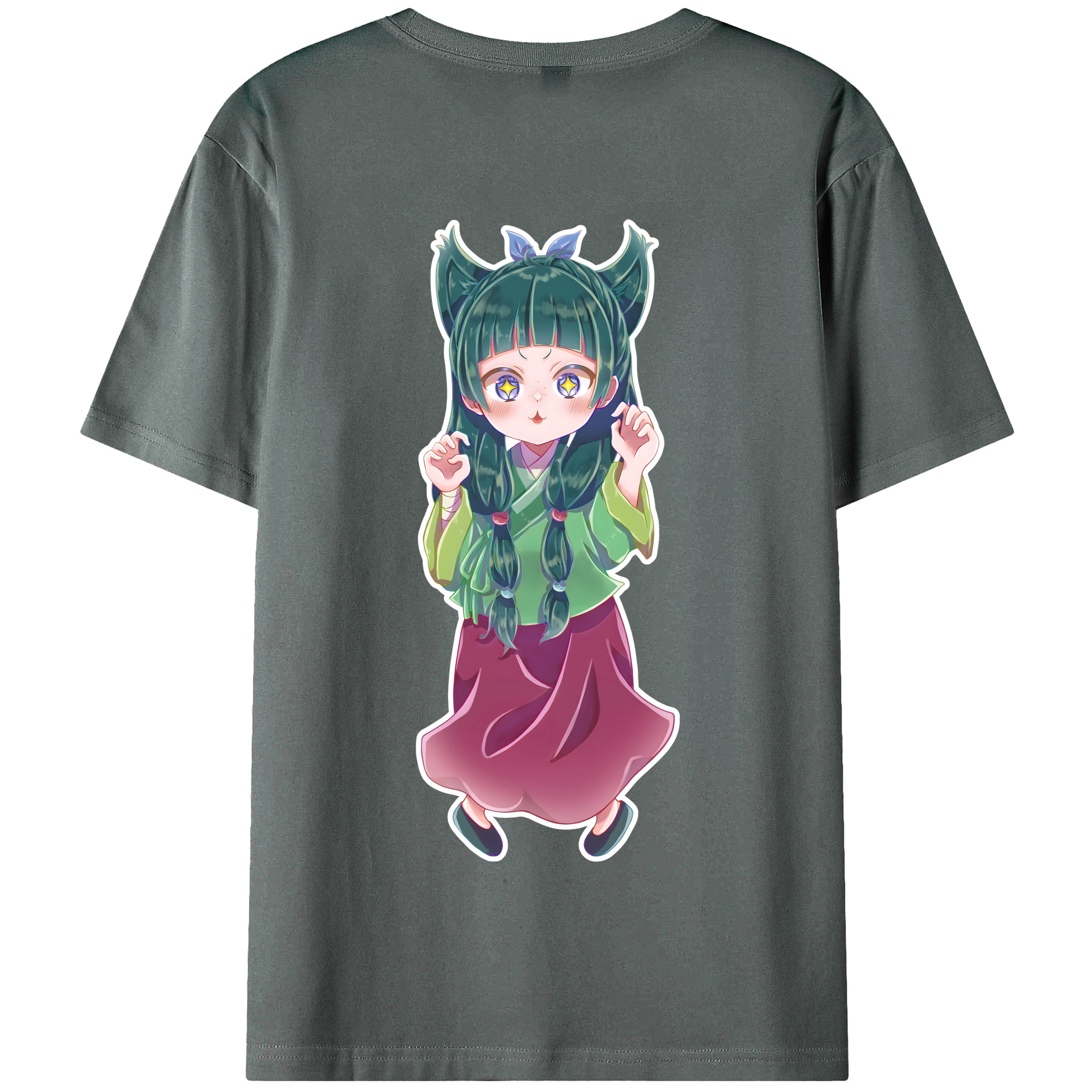 （画像用） 薬屋のひとりごと The Apothecary Diaries 綿100％半袖Tシャツ（背面プリント）